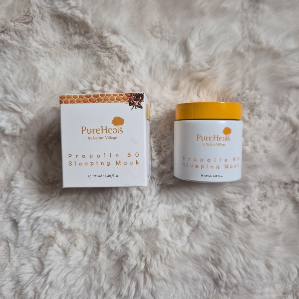 PureHeals Propolis 80 Sleeping Mask 3.38 fl oz 100 mL Full Size Night New NIB ✨️